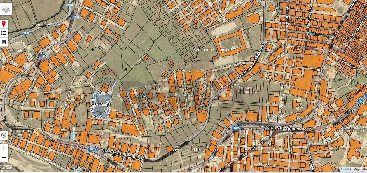 mappa - Terreno edificabile Via Gioacchino Patti, Favara - planimetria 1