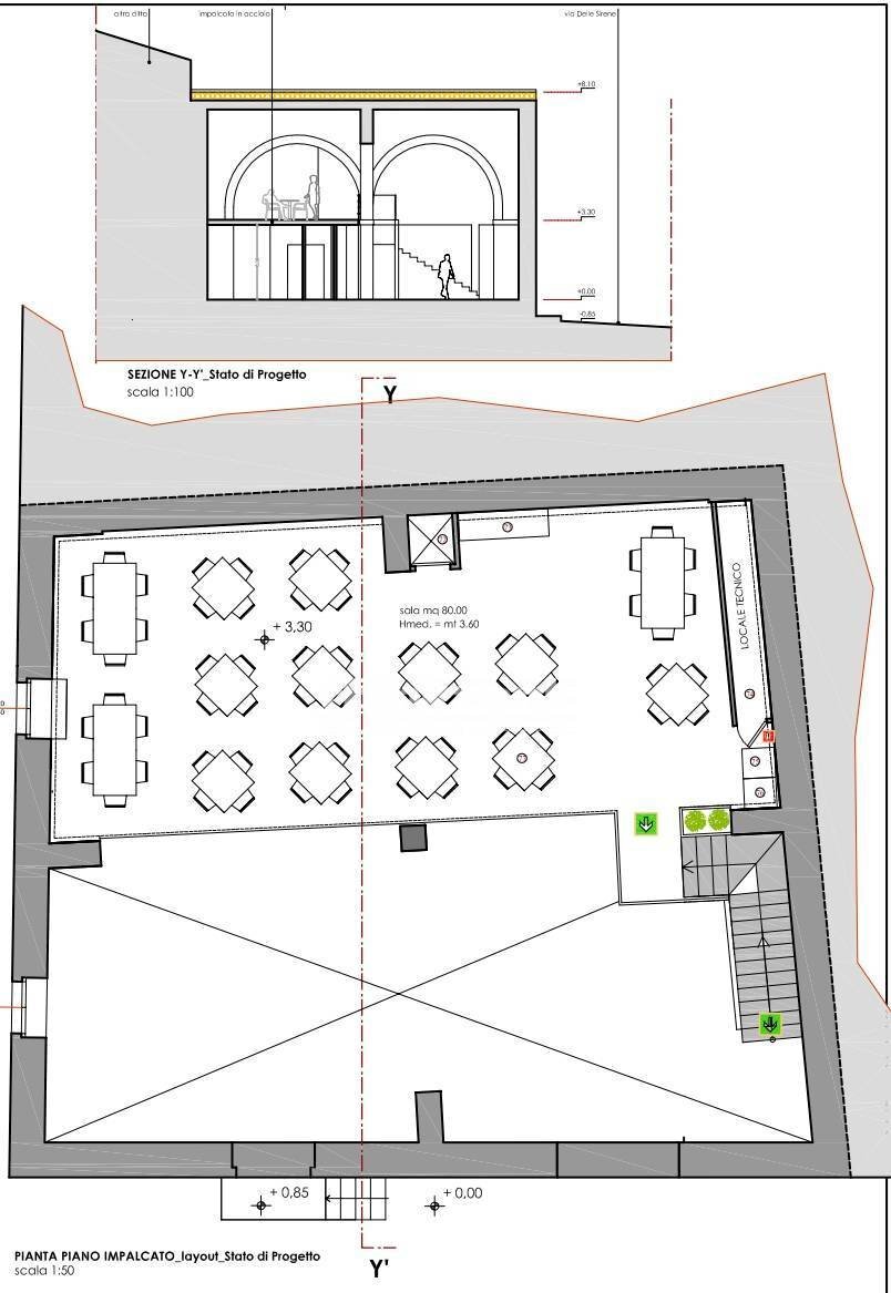 Foto 63 - Commercial Activity Via delle Sirene, Pozzallo - floor plans 1