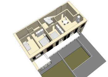 Planimetria - Two-room apartment via Antonio Pigafetta, 13, Torino (neighborhood Crocetta) - photo 2