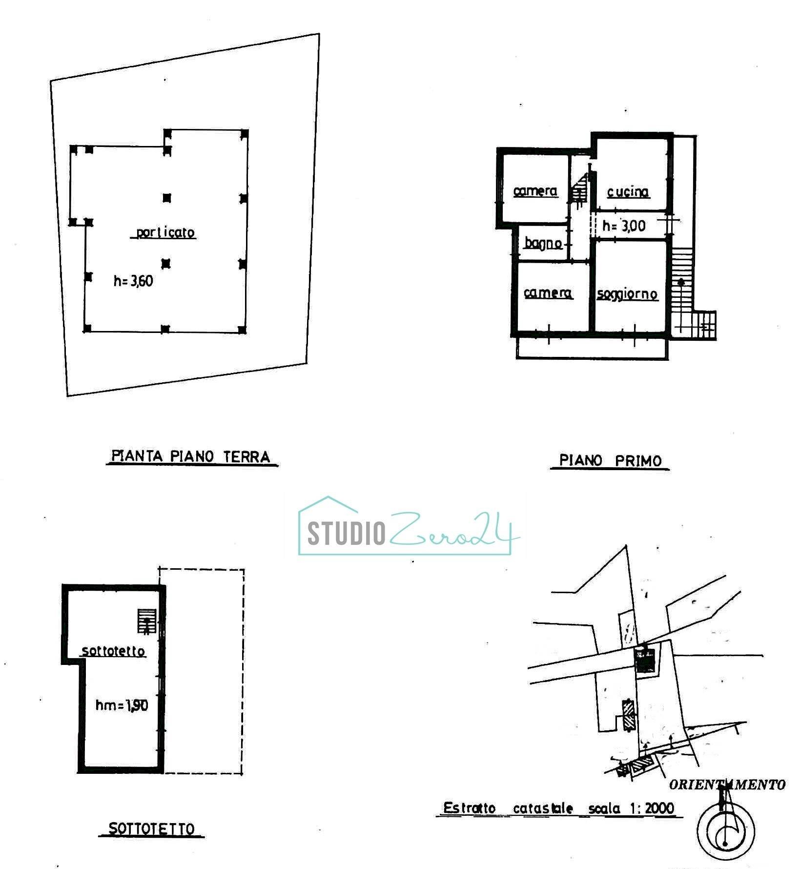 Foto 40 - Independent house via paratella, Montignoso - floor plans 1