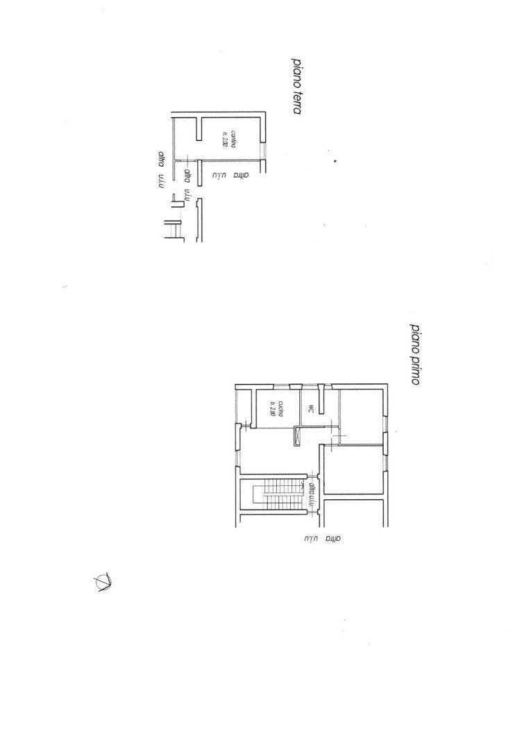 Trilocale via Giacomo Leopardi, Spigno Saturnia - planimetria 1