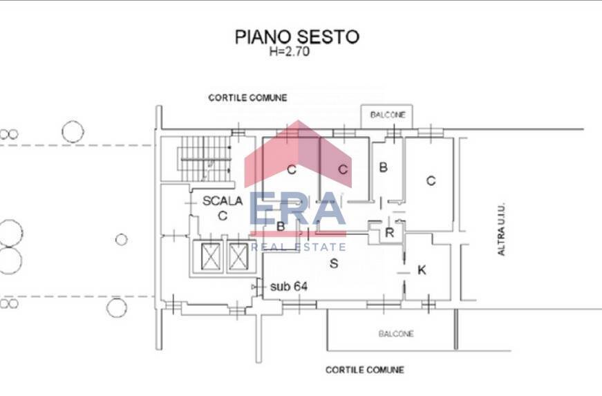 Foto 18 - Appartamento Via Angelo Scarsellini
 
17, Milano - planimetria 1