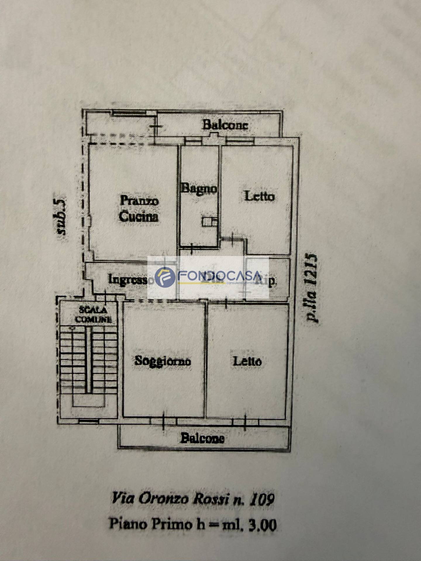 Foto 33 - Four-room apartment Via Oronzo Rossi
 
109, Lequile - floor plans 1