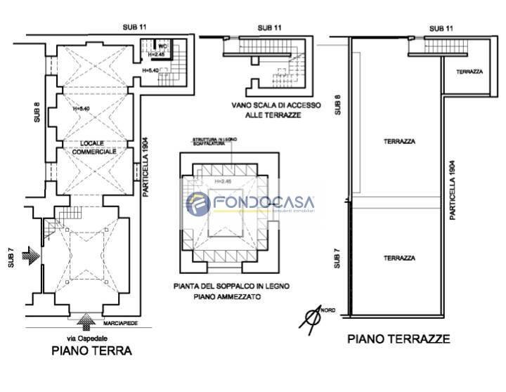 Foto 22 - Commercial Premises Via Ospedale
 
20, Maglie - floor plans 1