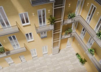 Cortile interno - Two-room apartment via Italia, 49, Biella - photo 4