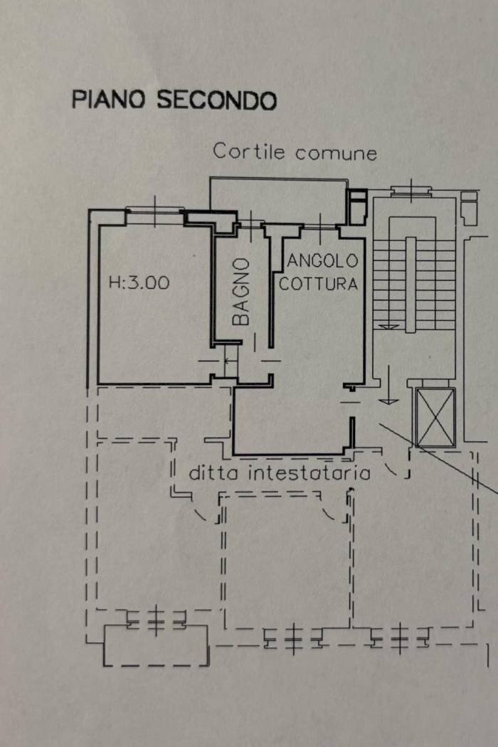 Two-room apartment via Vincenzo Virginio, 44, Pinerolo - floor plans 1
