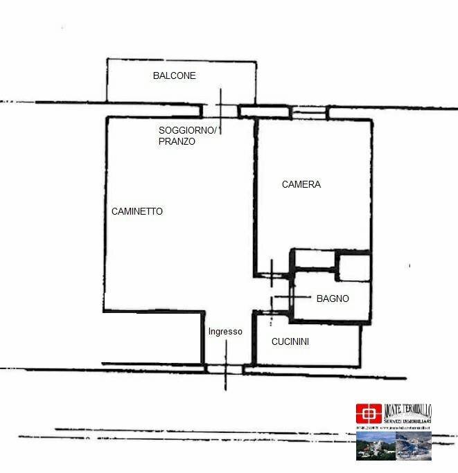 Bilocale via degli Appennini, 79, Rieti - planimetria 1