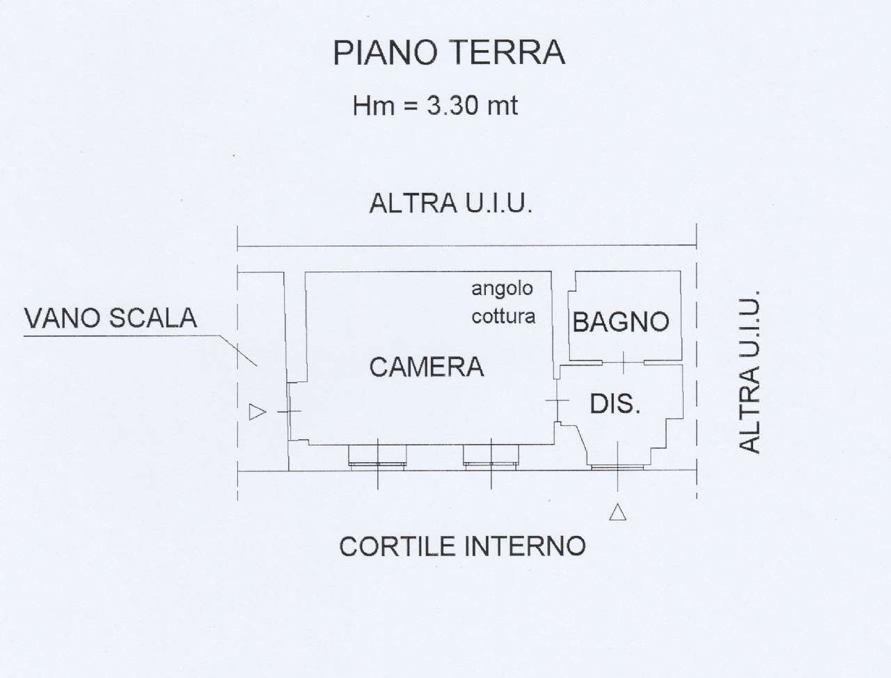 planimetria - Appartamento via Principe Amedeo, 37, Torino (zona Centro) - planimetria 1
