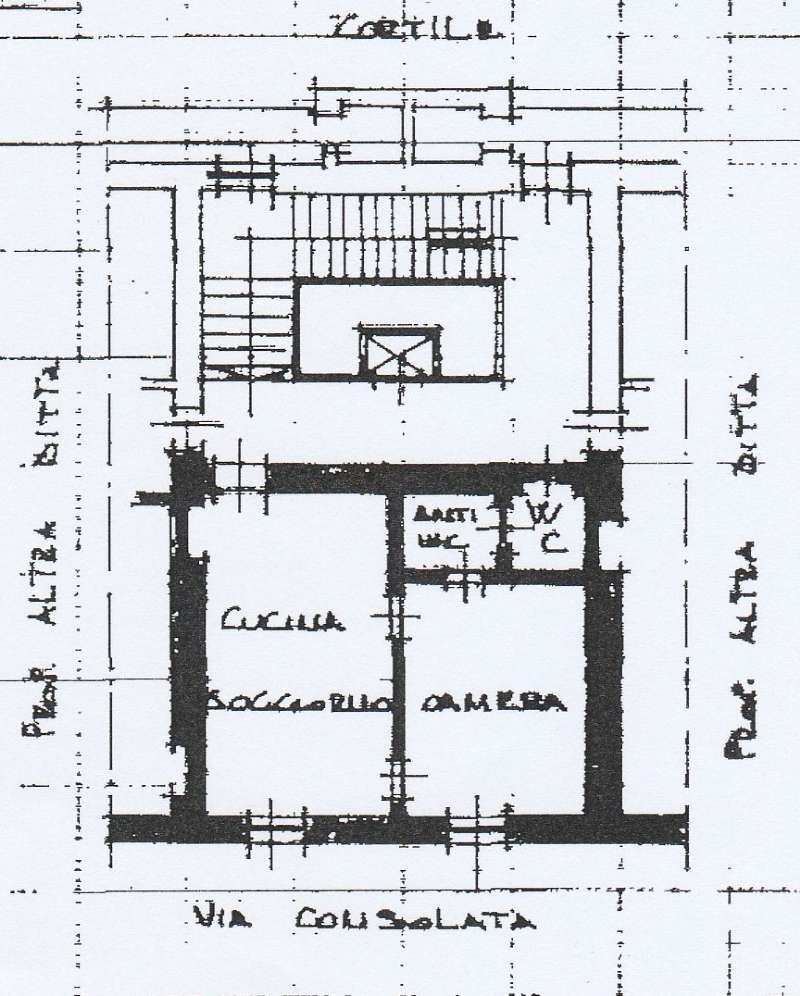 planimetria - Appartamento via della Consolata, 15/C, Torino (zona Centro) - planimetria 1