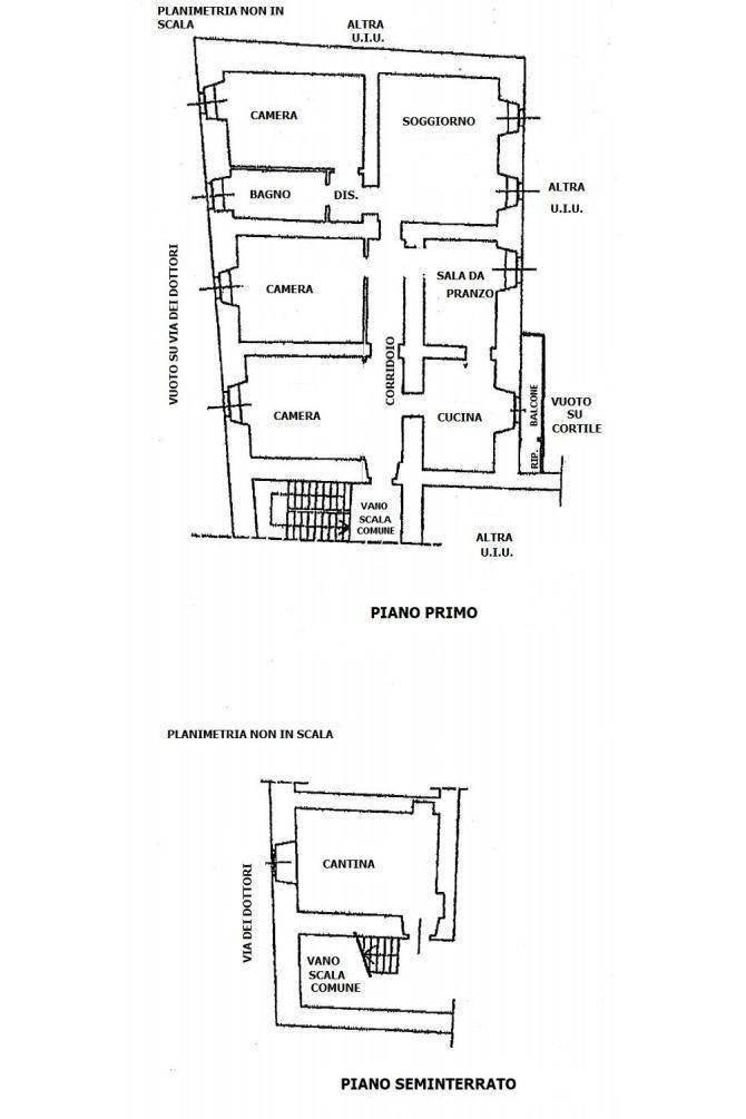 Apartment piazza dei Dottori, Acqui Terme - floor plans 1