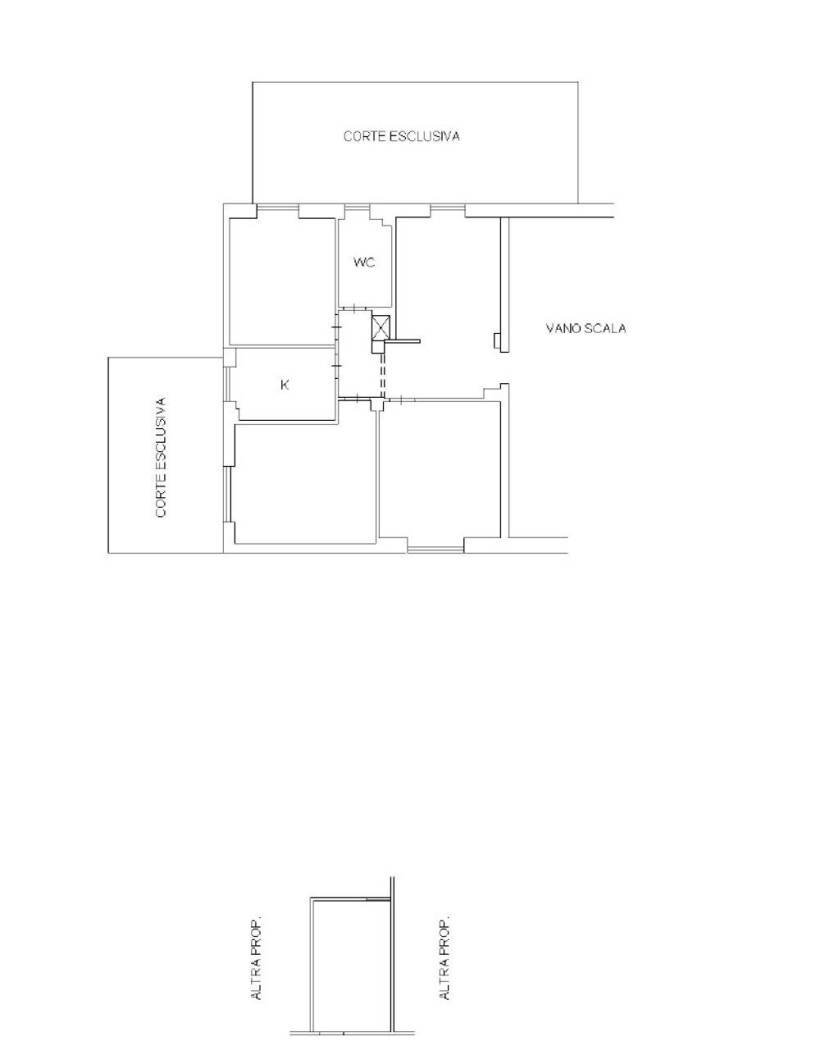 Four-room apartment via Pietro D'Assisi, 5, Roma - floor plans 1