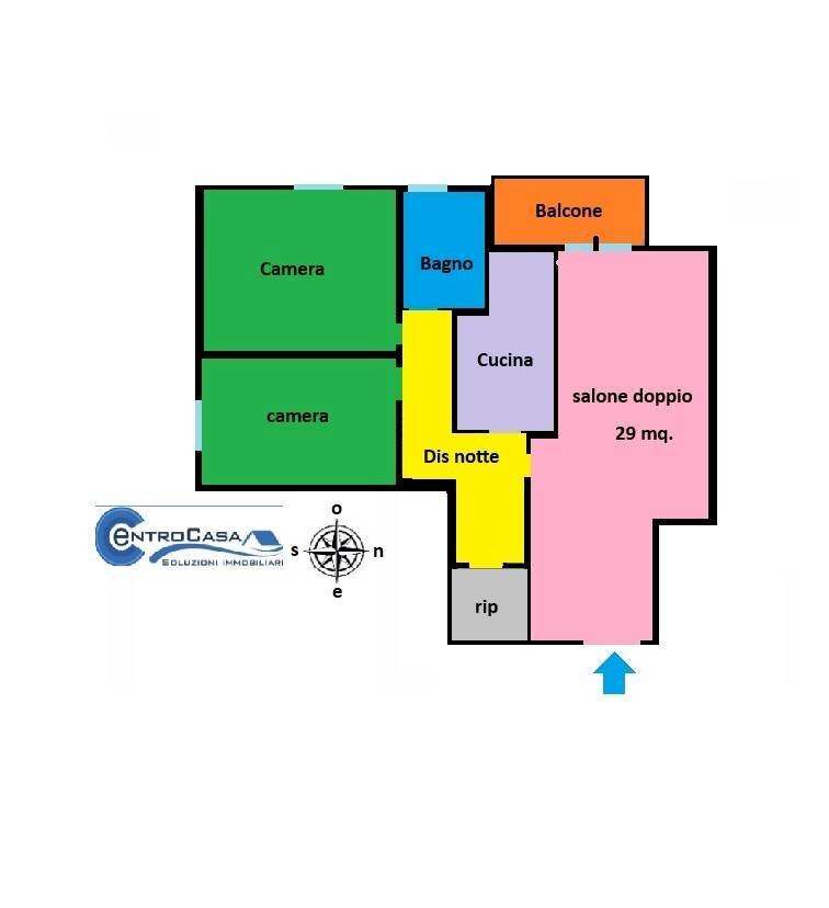 Quadrilocale San Lazzaro di Savena - planimetria 1