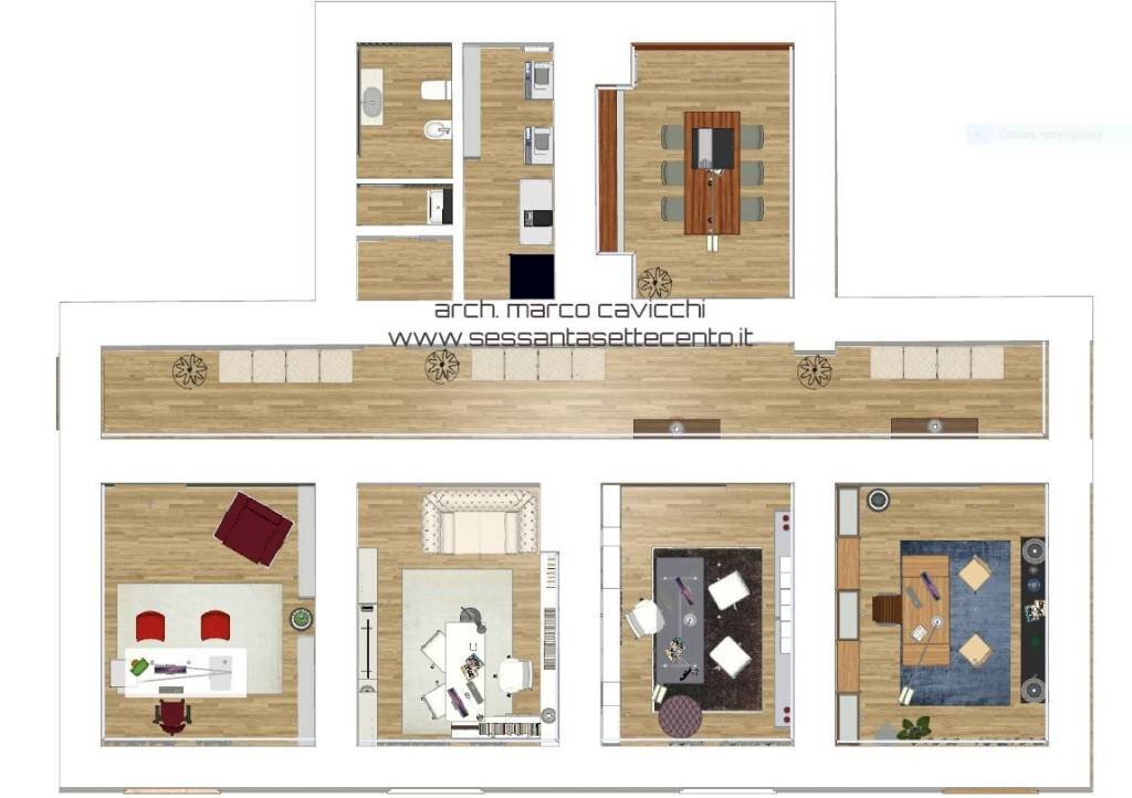Planimetria - Four-room apartment via dei Peligni, L'Aquila - photo 2