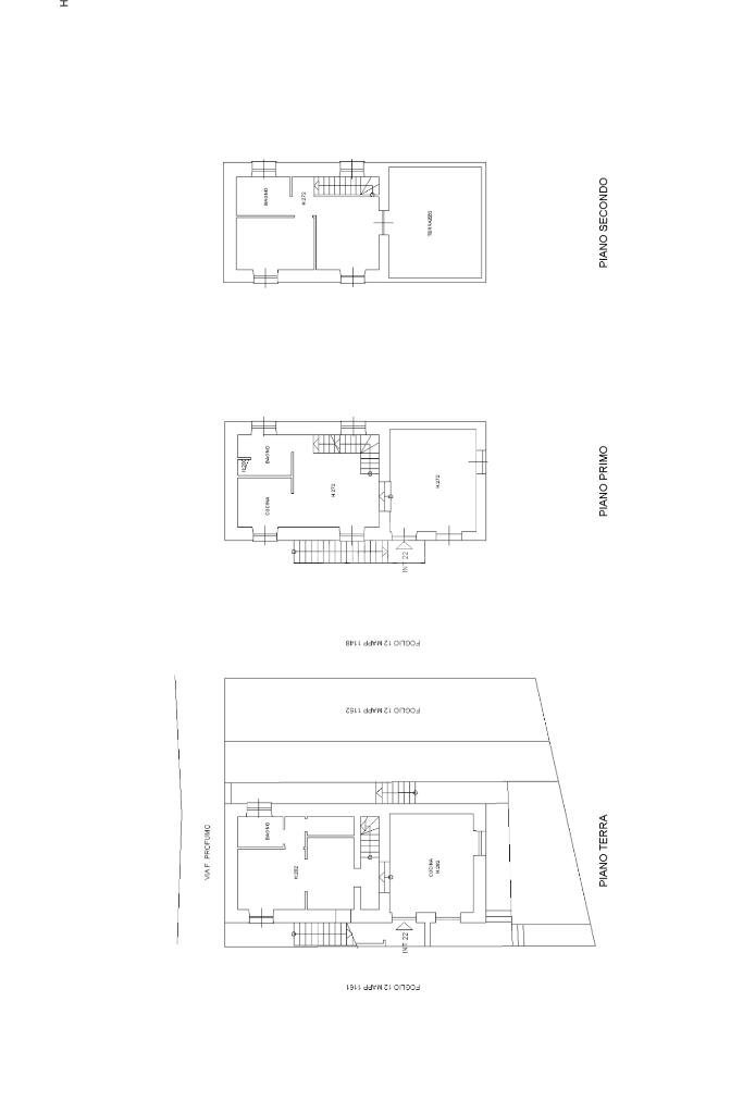 Villa Via Francesco Profumo, Serra Riccò - floor plans 1