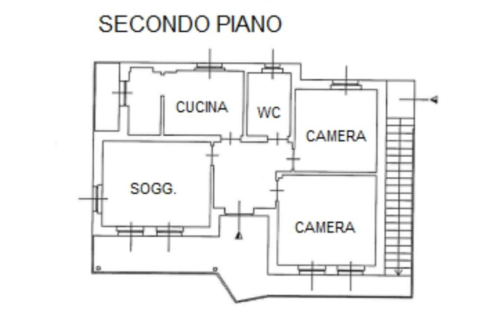 Four-room apartment Via San Pietro Martire, Ivrea - floor plans 1