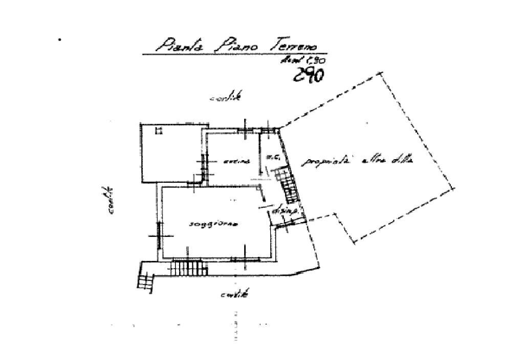 Portion of a house Via Circonvallazione, Pecetto Torinese - floor plans 1