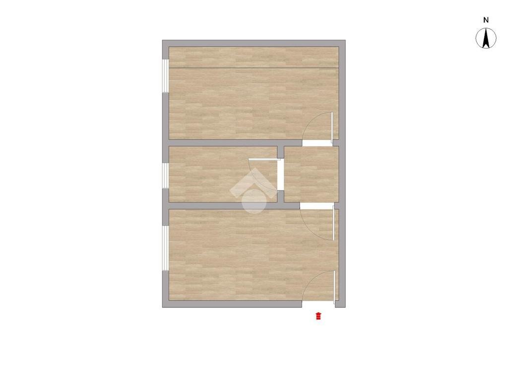 Bilocale Via Adige, Milano (zona Ticinese) - planimetria 1