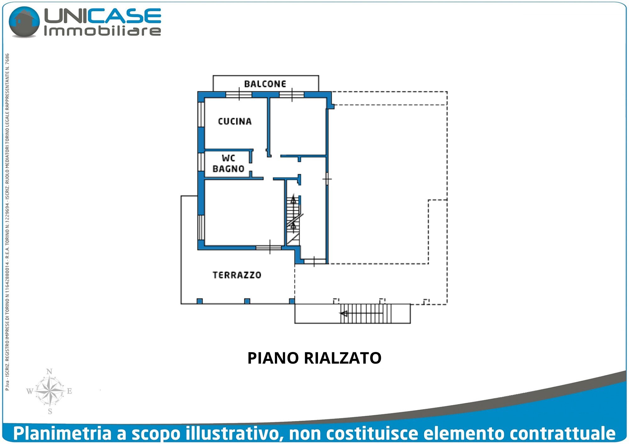 Casa semi indipendente VIA GRIGLI, 40, Prarostino - planimetria 1