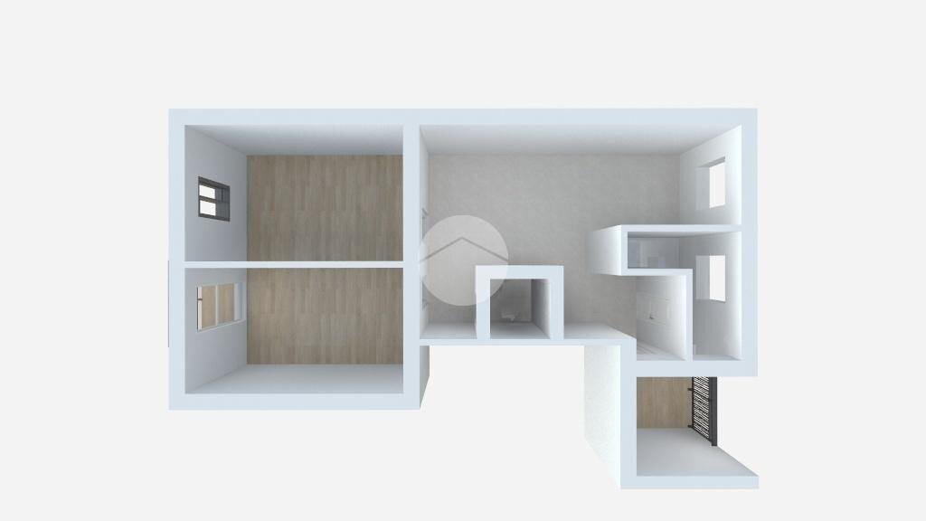 Three-room apartment Via errico giachino, Torino (neighborhood Borgo Vittoria) - floor plans 1