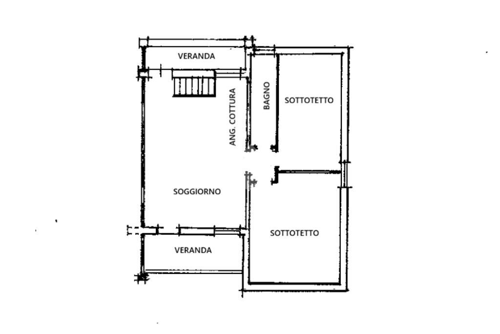 Trilocale Via Carviano, Grizzana Morandi - planimetria 1