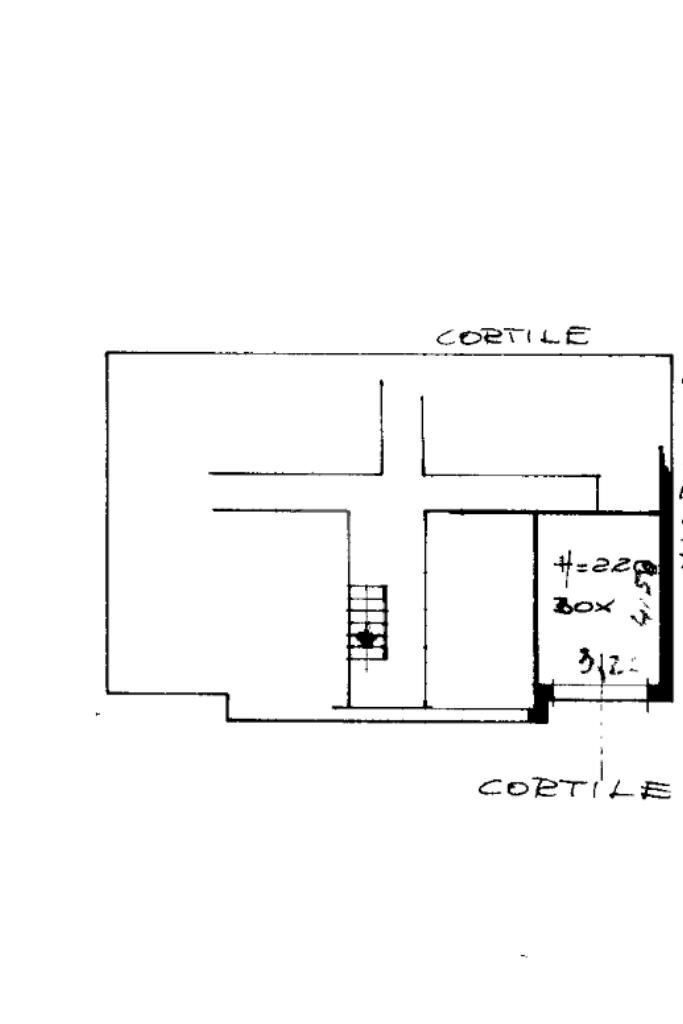 Three-room apartment Vicolo Sant'Ambrogio, Magenta - floor plans 1