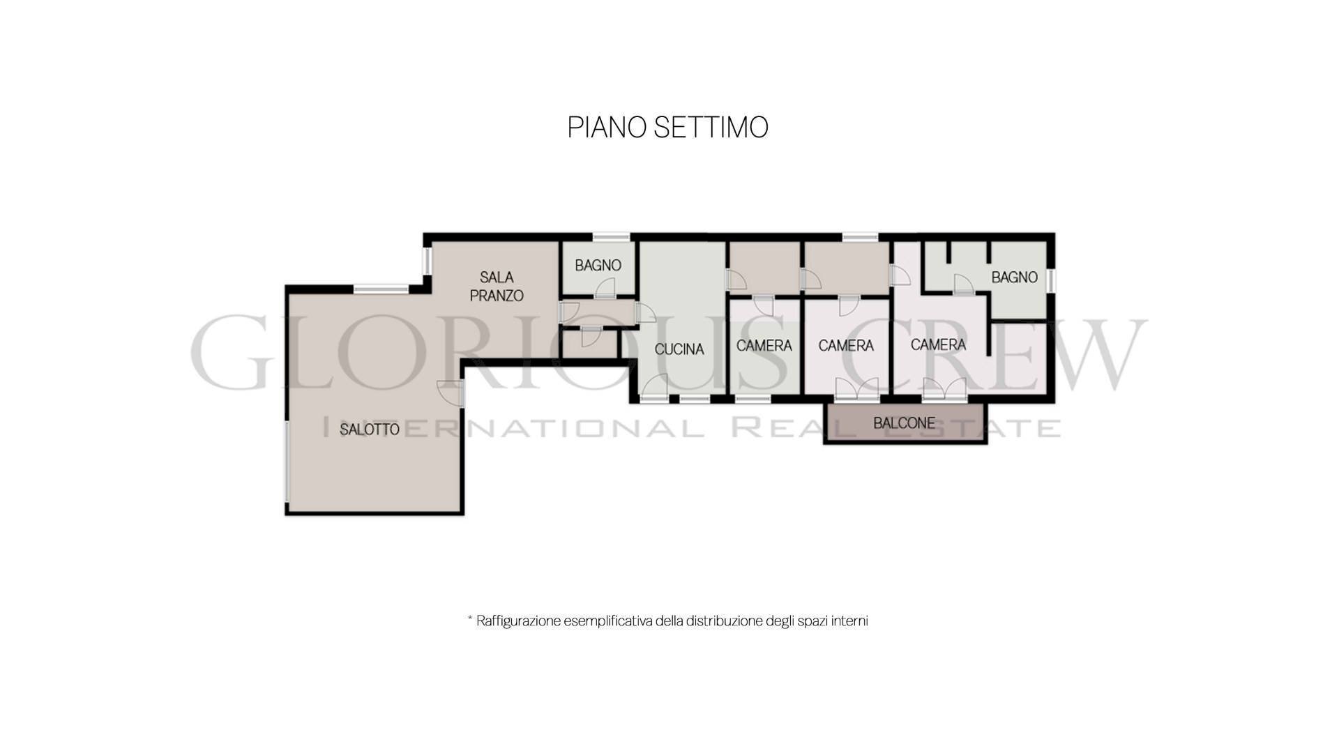 Foto 18 - Appartamento Via Pier Luigi Da Palestrina, Milano - planimetria 1