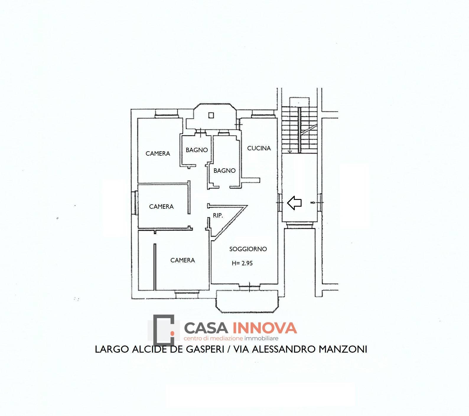 Foto 38 - Apartment Largo De Gasperi, Matera - floor plans 1