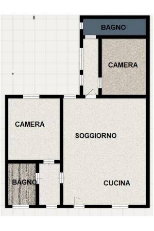 Three-room apartment via Porta Ronca, 8, Rho - floor plans 1