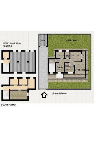 Villa via Francesco Petrarca, 43, Rho - planimetria 1