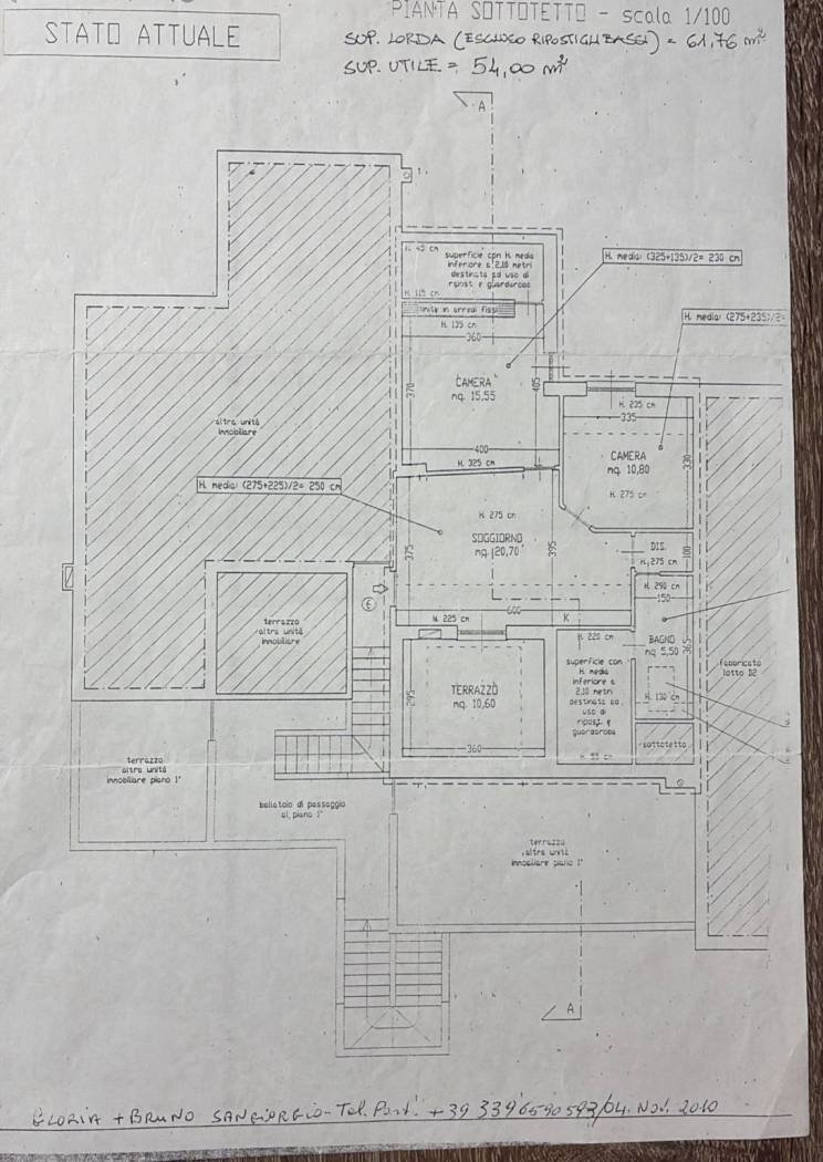 Three-room apartment via Silvio Bonfante, 30, Albenga - floor plans 1