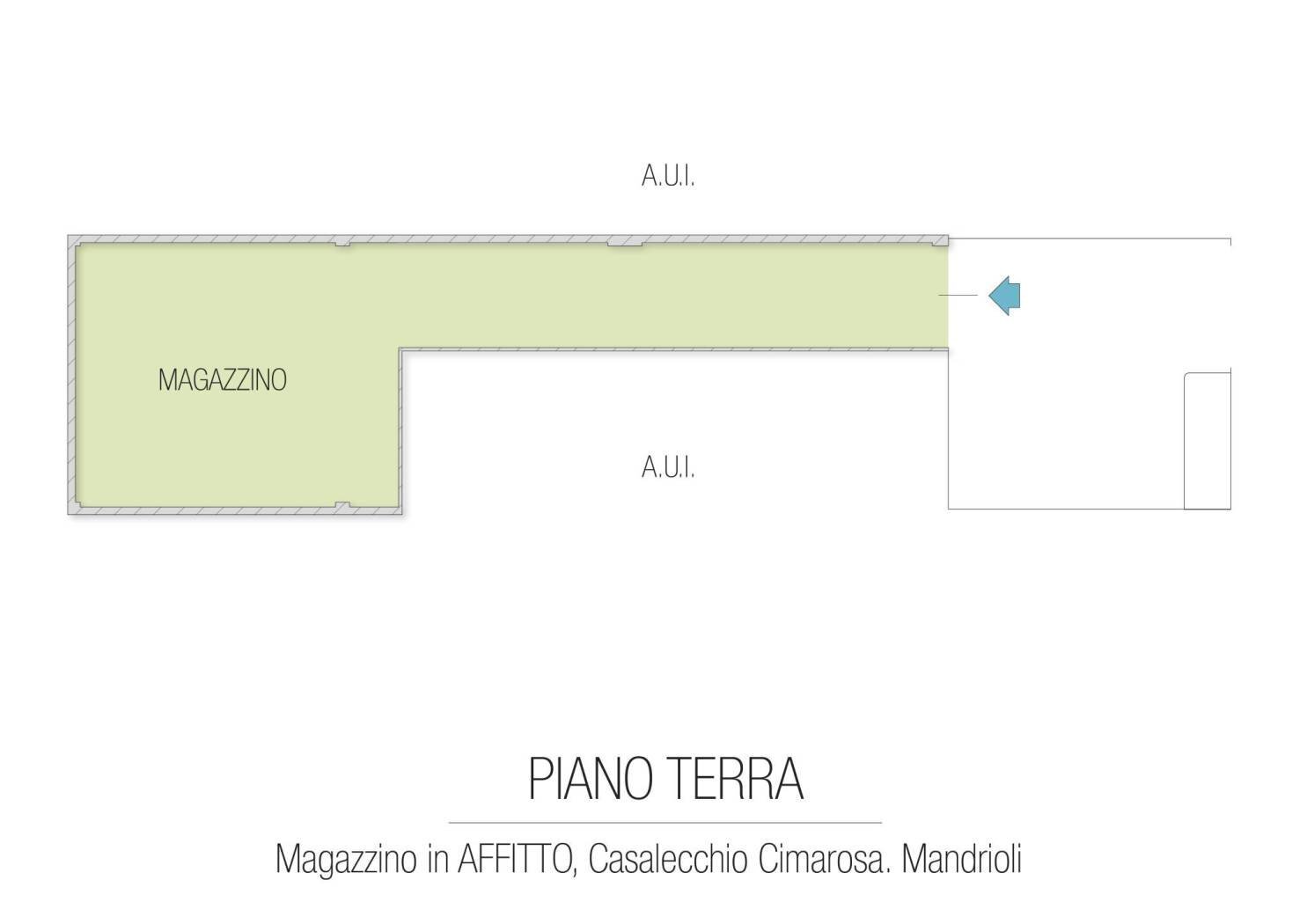 Magazzino via Domenico Cimarosa, Casalecchio di Reno - planimetria 1