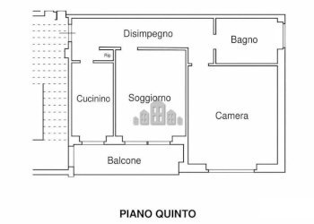 Planimetria - Three-room apartment via Massimo D'Azeglio, 2, Cuorgnè - photo 21