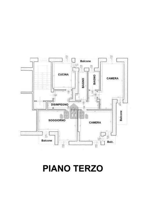 Appartamento via Cappella dell'orco, 6, Pont-Canavese - planimetria 1