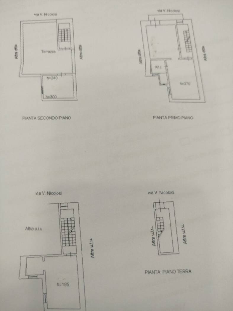 Casa indipendente via Vicario Nicolosi, 14, Aci Castello - planimetria 1
