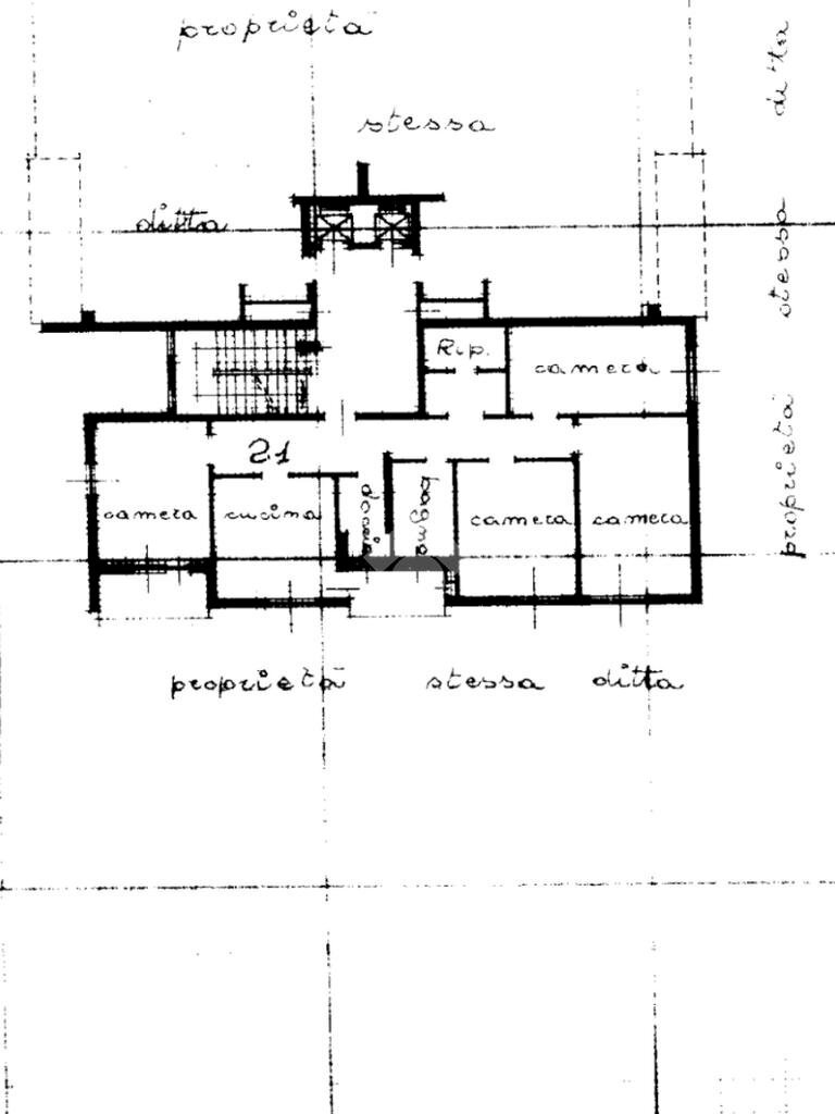 Appartamento Via degli ulivi, Torino (zona Falchera) - planimetria 1