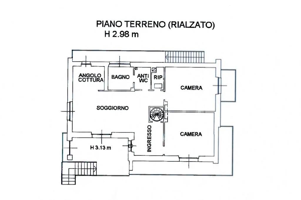 Villa Via Mulino, Val della Torre - planimetria 1