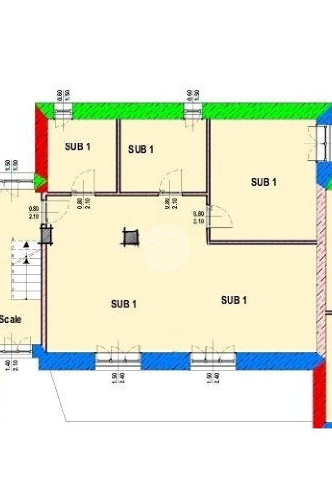 Trilocale Via velasco, Druento - planimetria 1