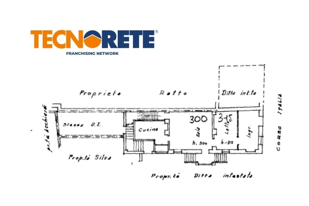 Quadrilocale Corso italia, Gassino Torinese - planimetria 1