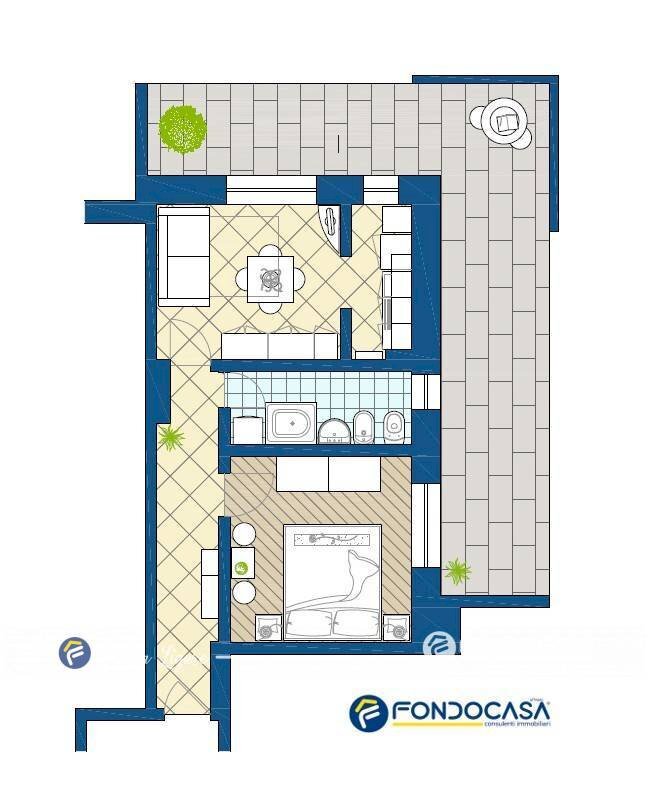 Foto 26 - Two-room apartment Viale della Repubblica, Pietra Ligure - floor plans 1