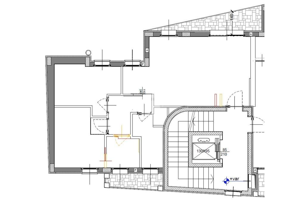Trilocale Corso Garibaldi, Milano (zona Brera) - planimetria 1