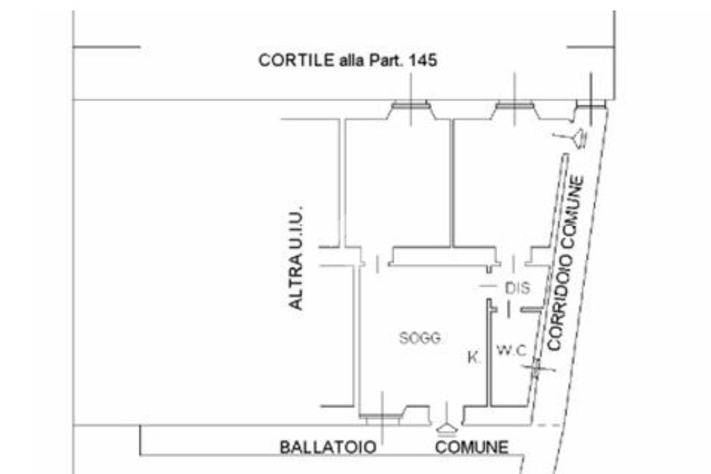 Bilocale Via Pietro Maroncelli, Milano - planimetria 1