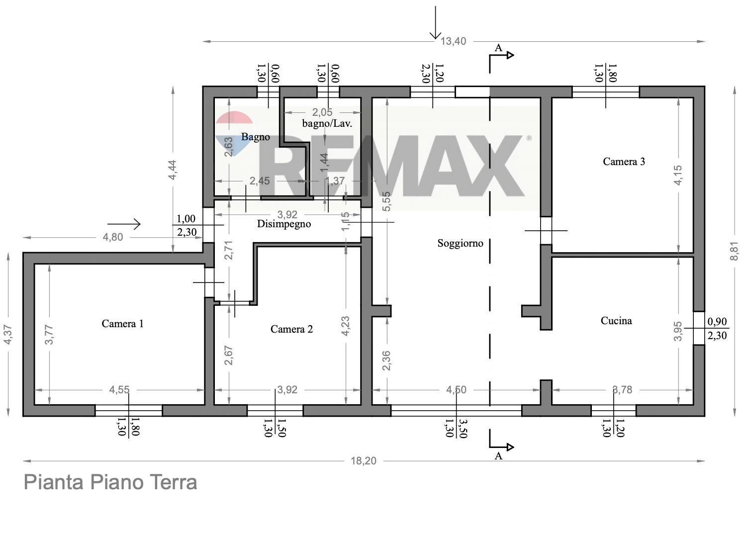 Pianta 2D - Villa CONTRADA COZZI SECCHI
 
SNC, Sciara - planimetria 1