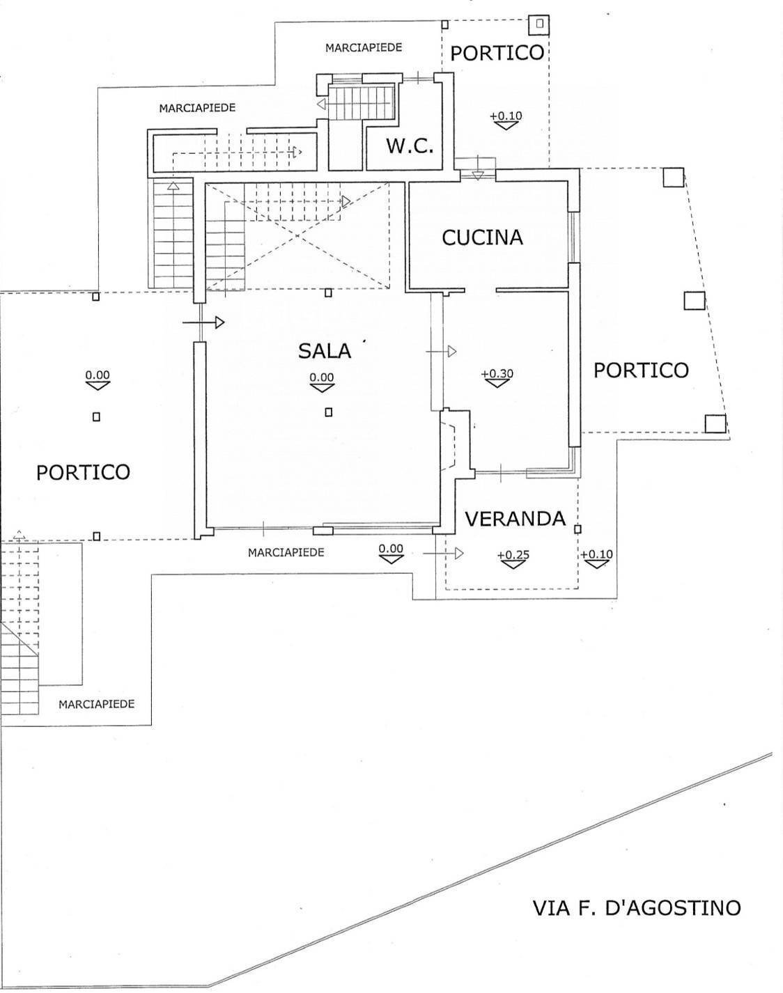 Foto 29 - Villa Località Favaro, Rocca San Giovanni - planimetria 1