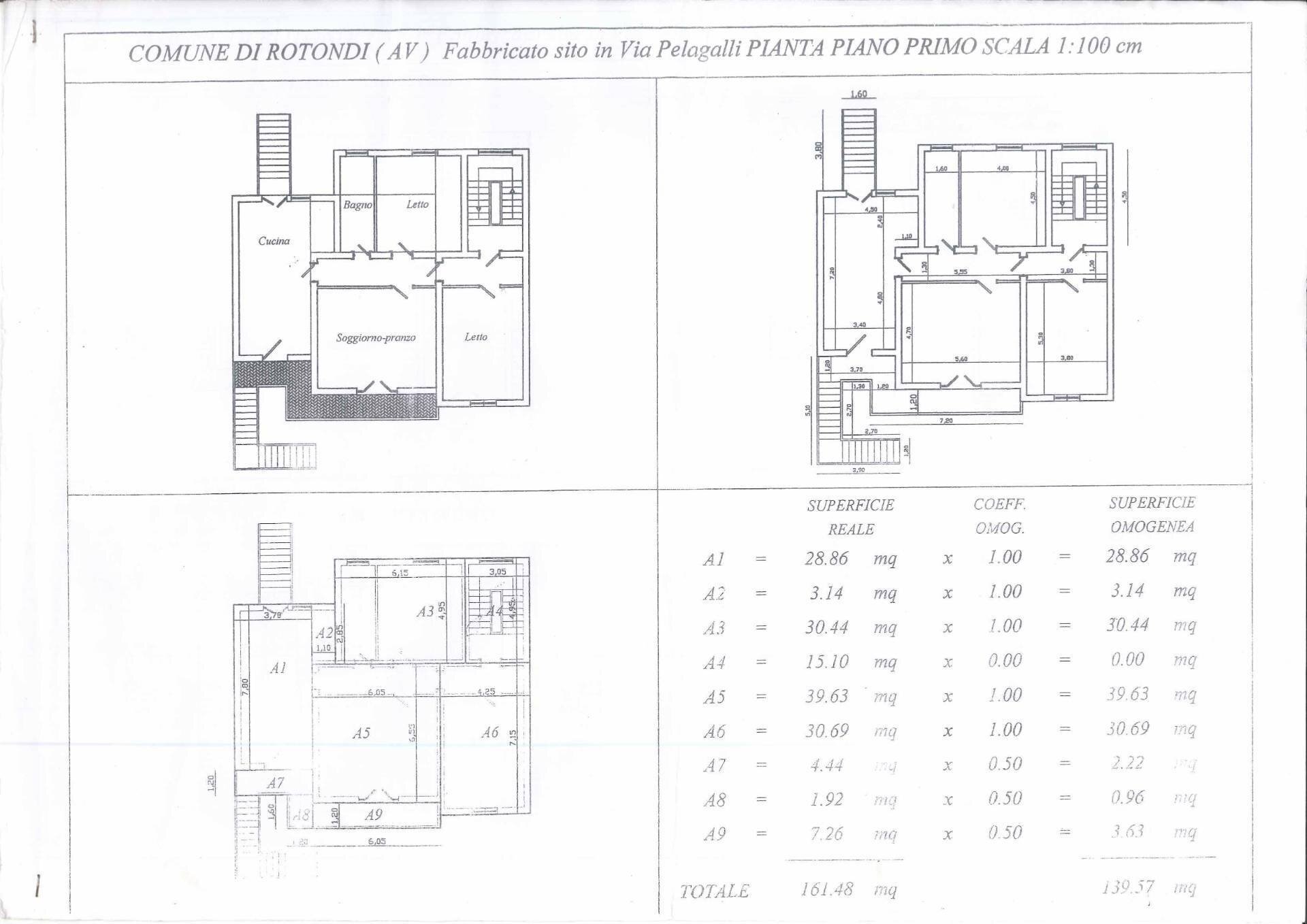 Foto 24 - Villa Via Pelagalli
 
3, Rotondi - planimetria 1