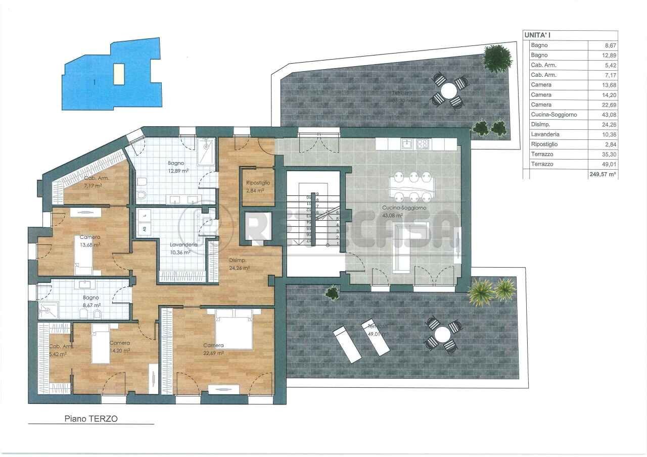 Retecasa_Valdagno - Render - I.jpg - Appartamento Recoaro Terme - planimetria 1