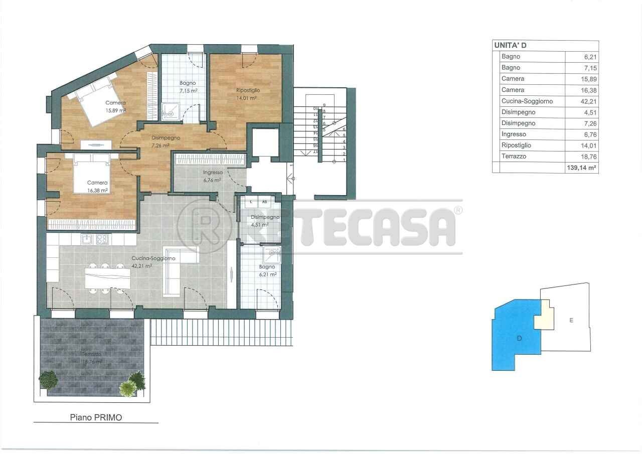 Retecasa_Valdagno - Render - D.jpg - Apartment Recoaro Terme - floor plans 1