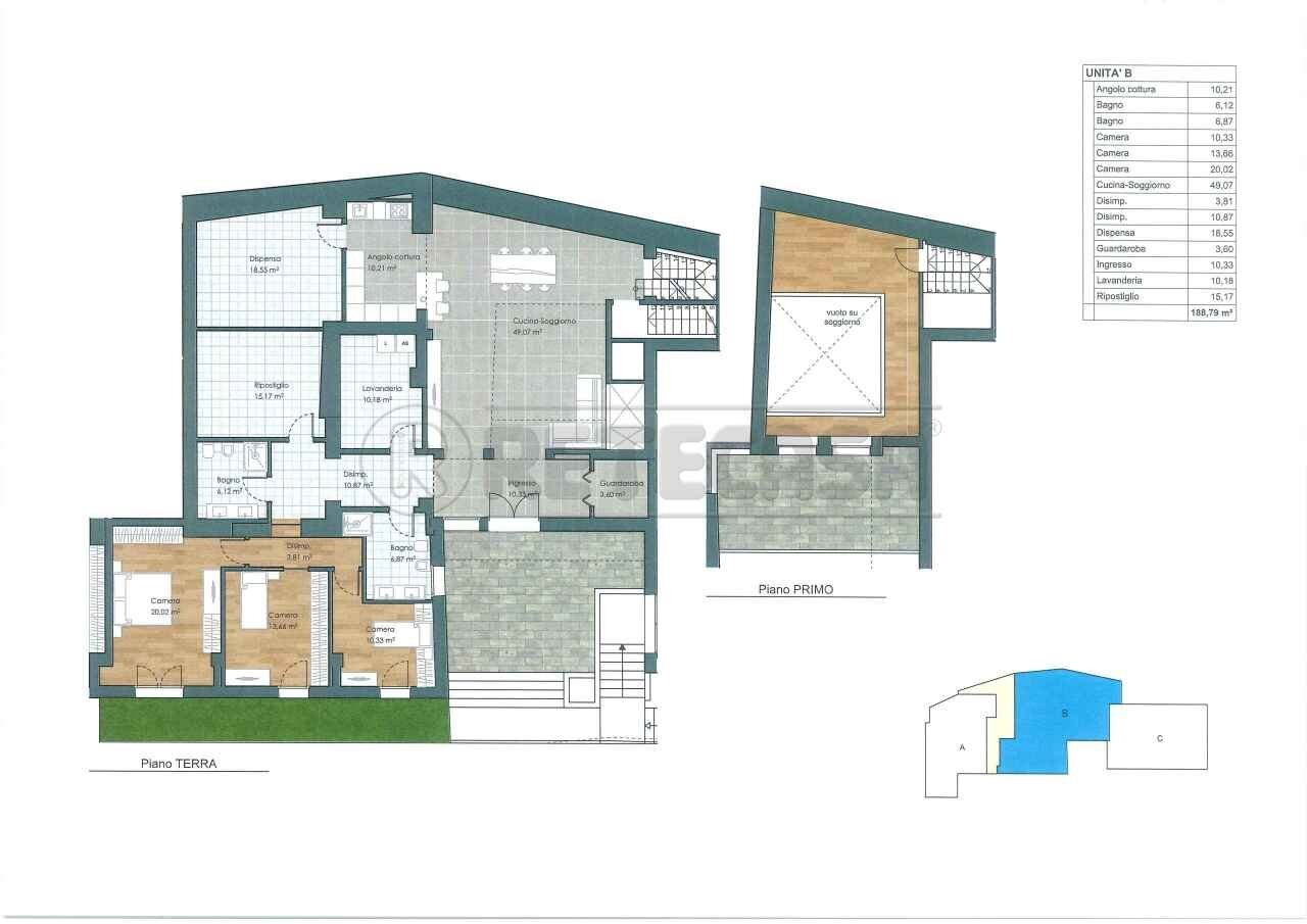 Retecasa_Valdagno - Render - B.jpg - Apartment Recoaro Terme - floor plans 1