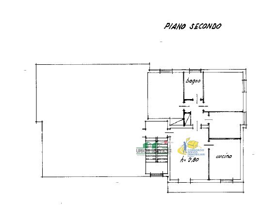 appartamento catastino - Four-room apartment Via Pietro Mascagni 1, Noceto - floor plans 1