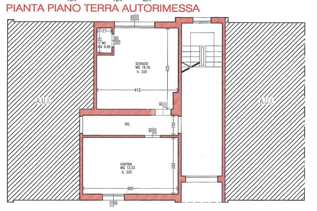 Apartment Via del Pino, Ravenna (neighborhood Ponte Nuovo) - floor plans 1