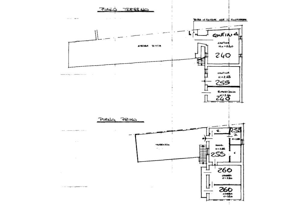Semi-detached house Località Barbaso, Moncucco Torinese - floor plans 1